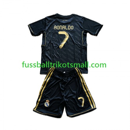 Fußballtrikots Real Madrid Cristiano Ronaldo 7 Retro Kinder 2011-2012 Kurzarm Auswärts-trikot kaufen